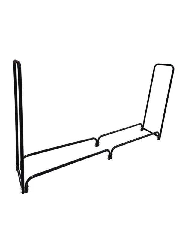 4059306118250-1 Tech-Craft Kaminholzregal aus Stahl, ca. 121 x 39 x 124 cm – Schwarz