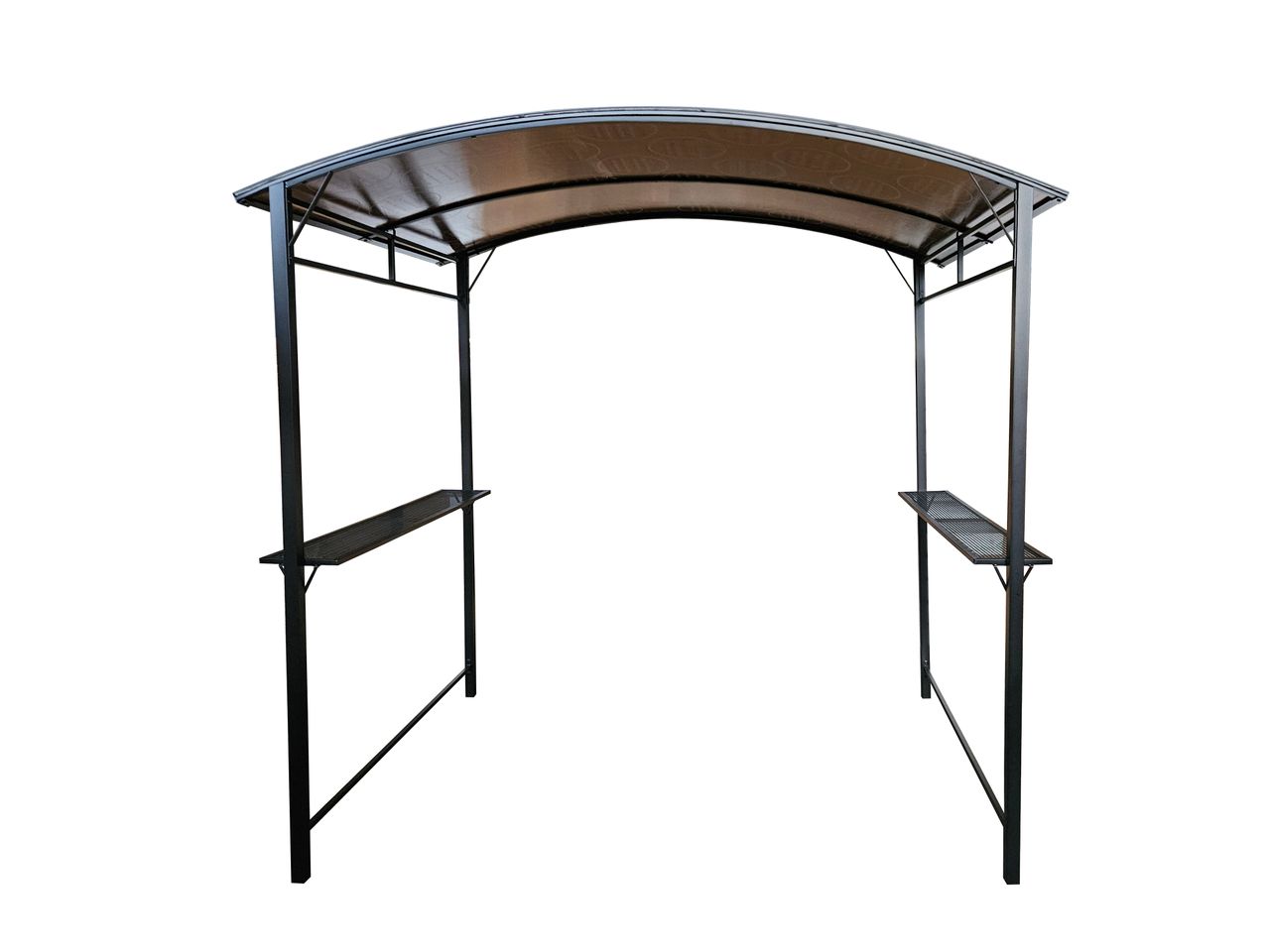 HC Garten & Freizeit Grillpavillon aus Stahl, ca. 228 x 150 x 228 cm – Anthrazit