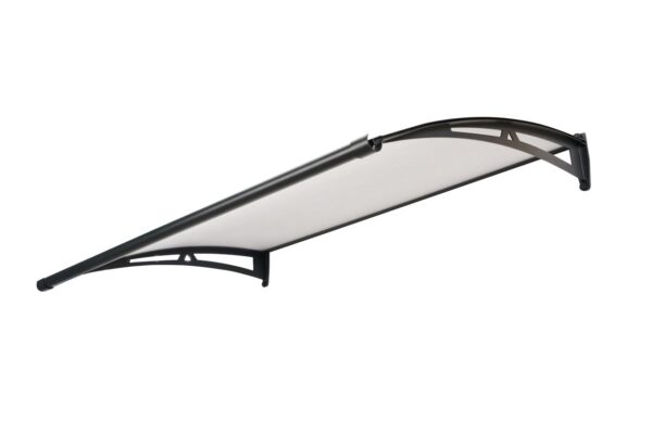 4059306120437-1 POWERTEC GARDEN Vordach aus Aluminium Polycarbonat, ca. 150 x 100 cm