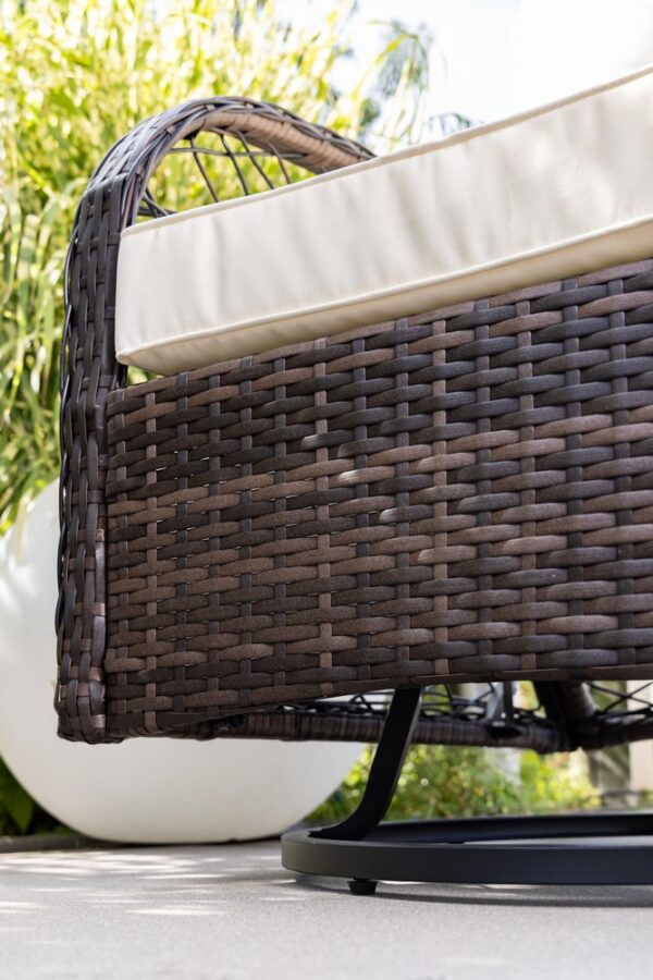 4059306125746-3 CHILLROI Gartensessel mit Dreh – und Schaukelfunktion, ca. 70 x 73 x 89 cm