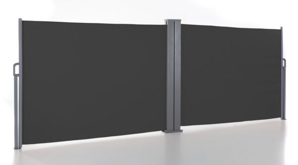 4059306127214-1 GreenYard Doppel – Seitenmarkise aus Polyester, ca. 6, 0 x 1, 5 m – Anthrazit