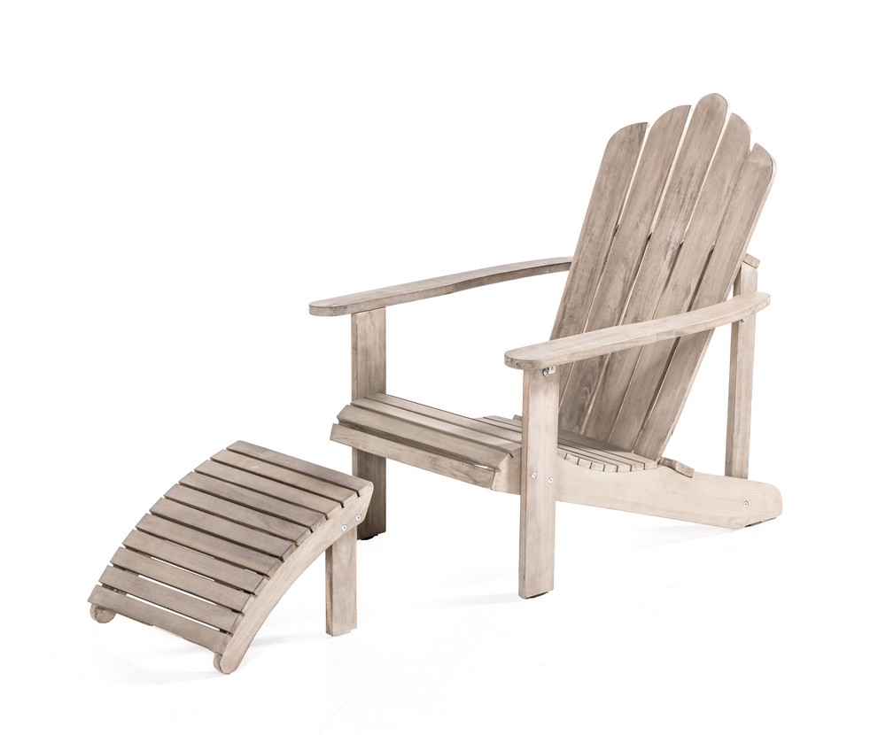 Prestige Home Living Outdoor Adirondack Gartensessel, ca. 95 x 68, 5 x 94 cm – Natur