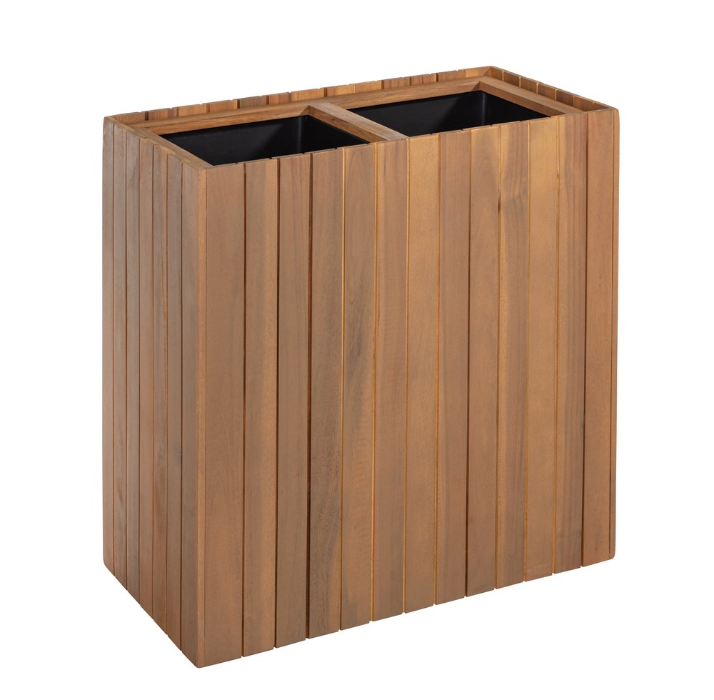 Prestige Home Living Outdoor Pflanzkübel aus Akazienholz, ca. 57 x 30 x 64 cm – Braun