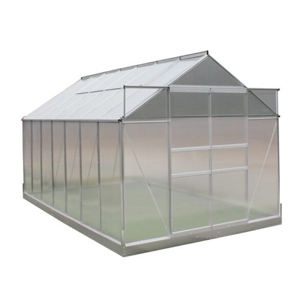 HC Garten & Freizeit Aluminium-Gewächshaus, ca. 443 x 244 x 210 cm