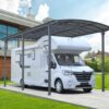 GreenYard Wohnmobil Carport aus Aluminium, ca. 760 x 360 x 360 cm – Anthrazit
