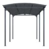 GreenYard Wohnmobil Carport aus Aluminium, ca. 760 x 360 x 360 cm – Anthrazit