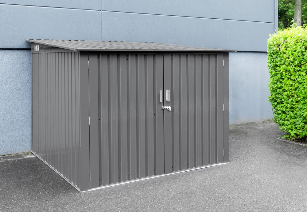 GreenYard Fahrradgarage – /Fahrradhaus – /Fahrradbox, ca. 204 x 206 x 163 cm