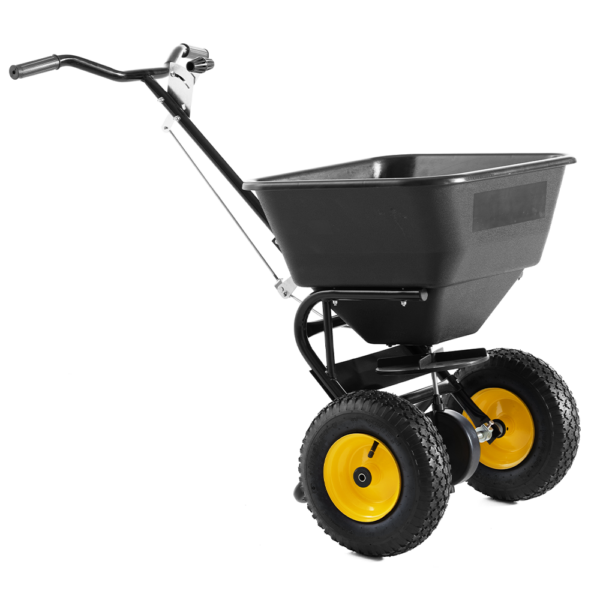 Hardin 1fachgut Streuwagen, ca. 30 L Kapazität, ca. L 94 x W 58 x H 82 cm – Schwarz