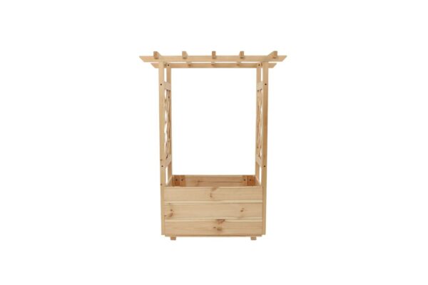 Hardin 1fachgut Pflanzkasten aus Kiefernholz, ca. 78 x 40 x 104 cm – Natur