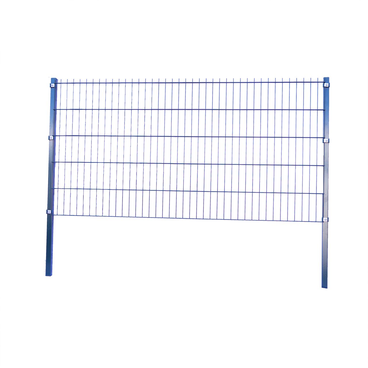 GreenYard Doppelstabmattenzaun Komplett – Set, ca. 103 cm x 10 m – Anthrazit