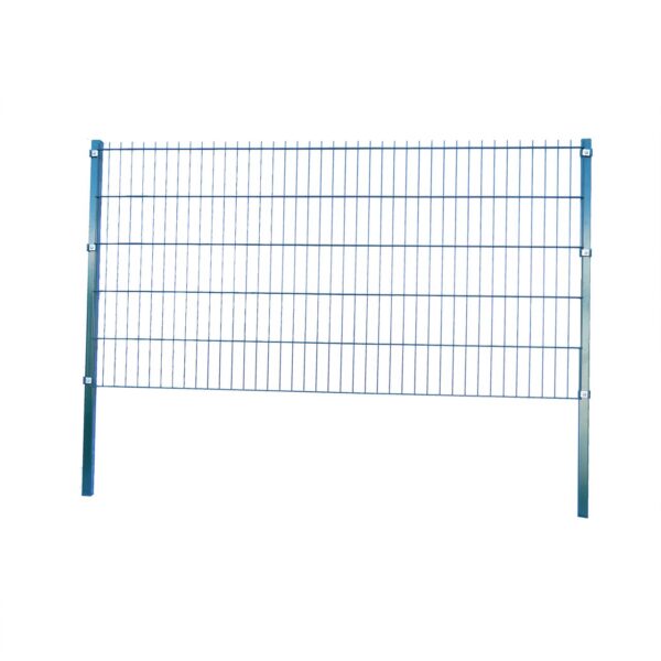 4059306131945-1 GreenYard Doppelstabmattenzaun Komplett – Set, ca. 123 cm x 10 m – Moosgrün