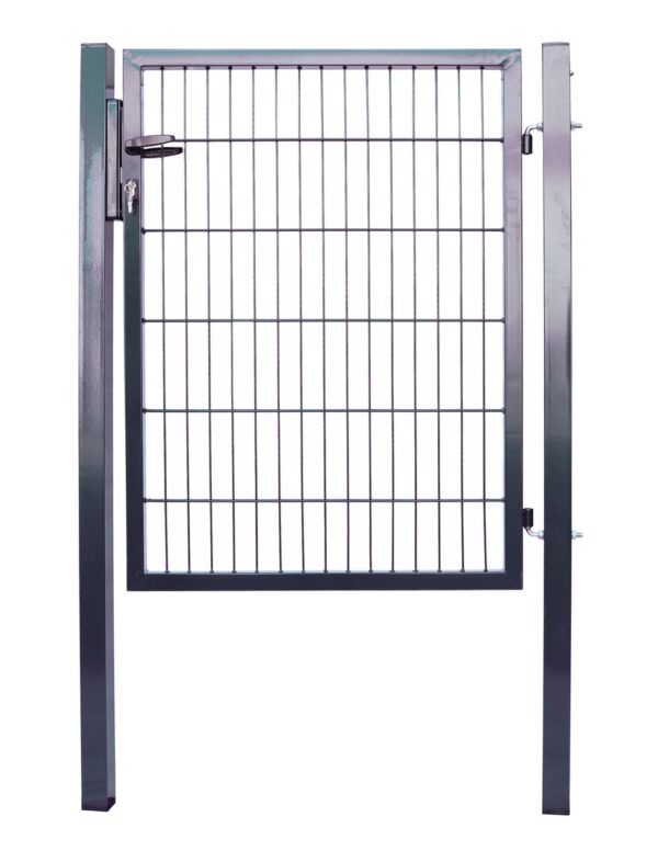 4059306132065-1 GreenYard Doppelstabmatten Gartentor ca. 100 x 120 cm – Anthrazit