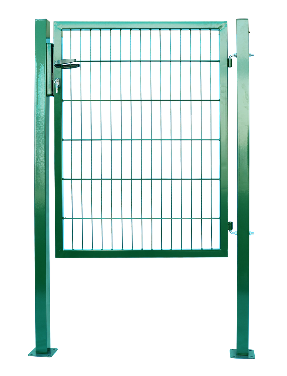 GreenYard Doppelstabmatten Gartentor Moosgrün – ca. 100 x 120 cm