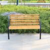 Prestige Home Living Outdoor Gartenbank Osaka aus Tanne, ca. 122 x 60 x 83 cm