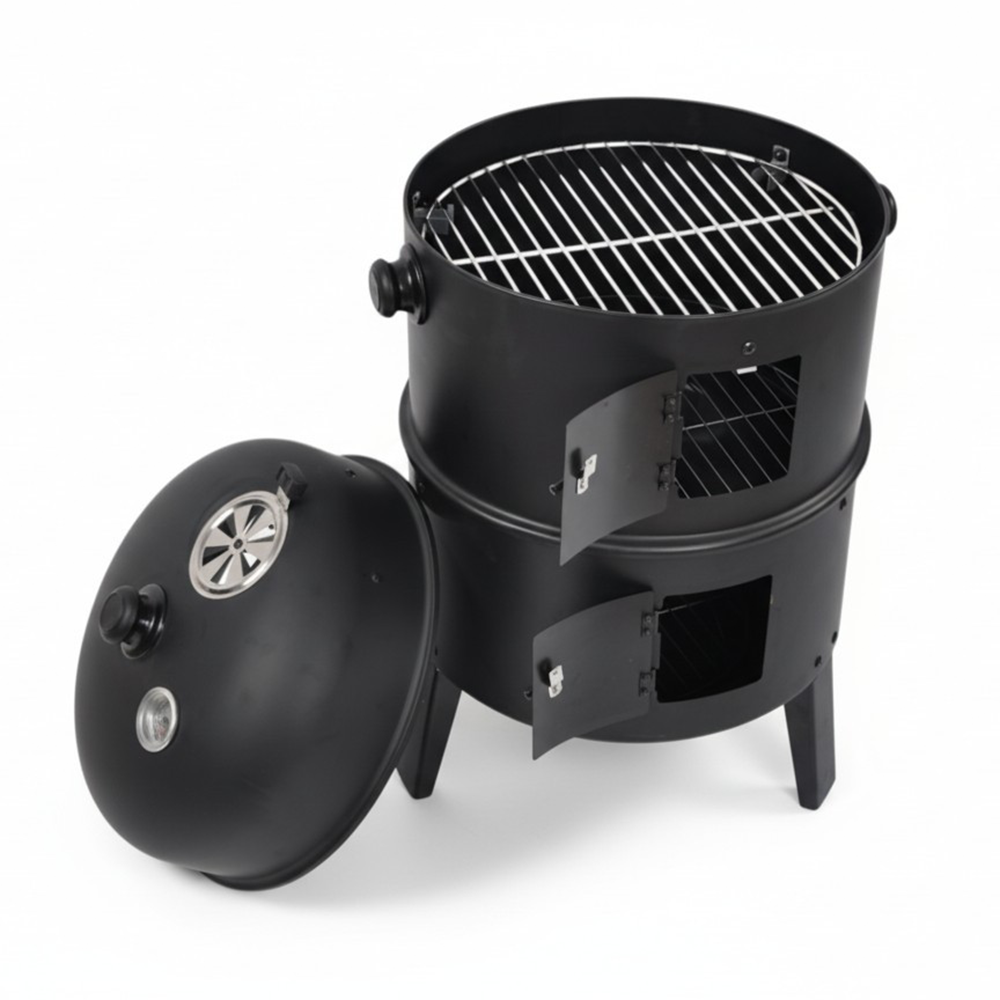 Hardin 1fachgut 3 – in – 1 Räuchergrill vertikal, ca. 40 x 80 cm