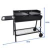 Hardin 1fachgut BBQ Grill, ca. 86 x 62 x 88 cm