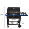 Hardin 1fachgut BBQ Grill, ca. 115 x 46 x 106 cm