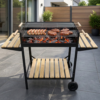 4059306134137-2 Hardin 1fachgut Holzkohle BBQ Grill, ca. 126 x 50 cm