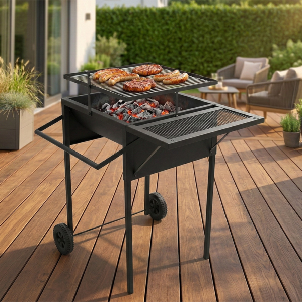 Hardin 1fachgut Holzkohle BBQ Grill, ca. 77 x 50 x 79 cm