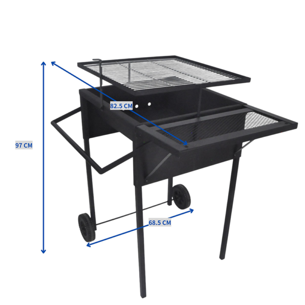 Hardin 1fachgut Holzkohle BBQ Grill, ca. 77 x 50 x 79 cm