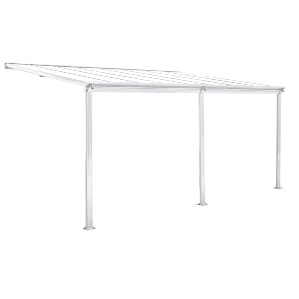Better Home Terrassendach/Veranda aus Aluminium, ca. 434 x 303 x 258 cm – Weiß