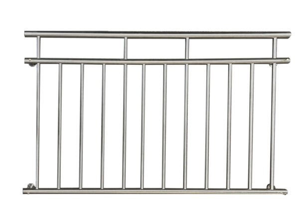 Prestige Home Living Outdoor Balkongeländer 90 x 225 cm, Edelstahl