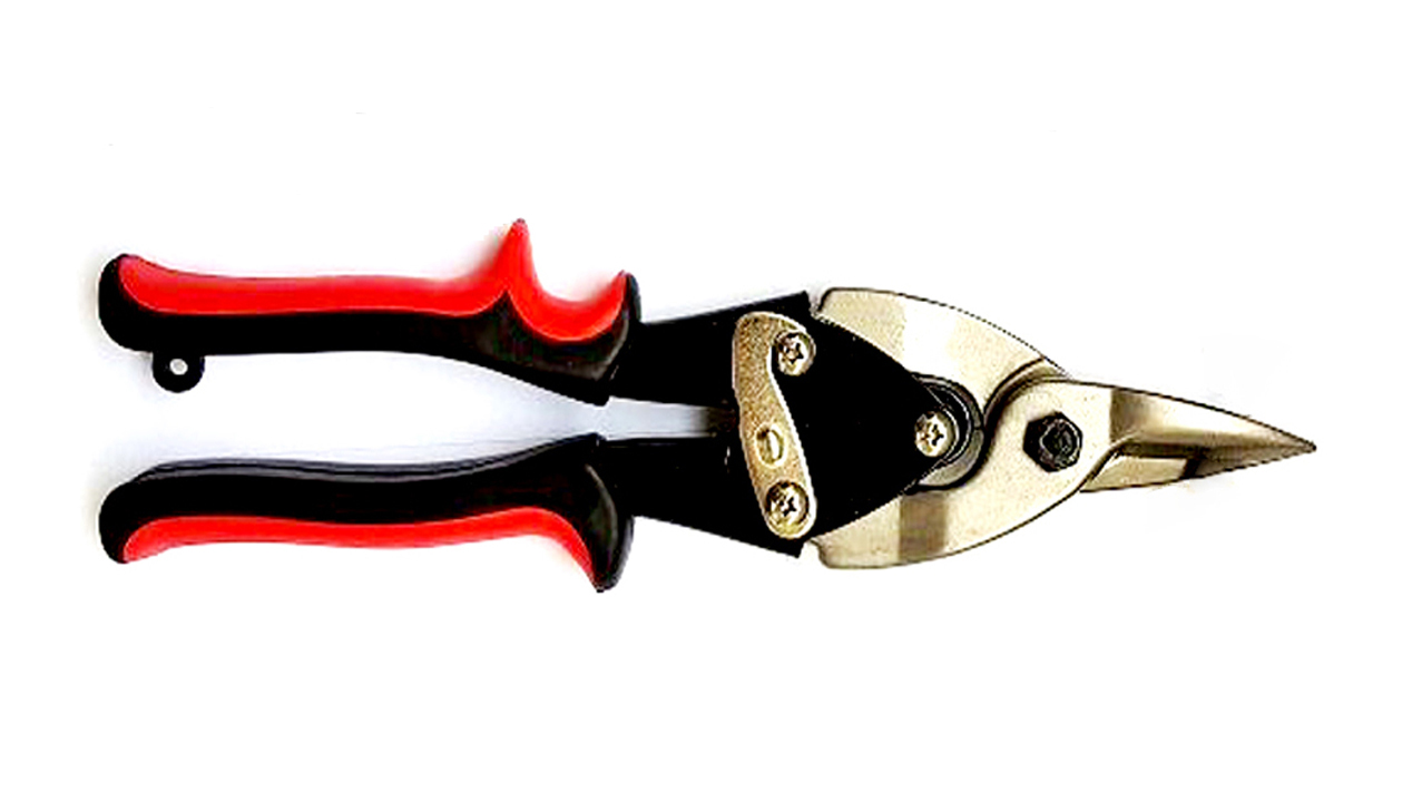 Vago-Tools Blechschere Figurenschere Metallschere Gerade Zangen 250mm Schere 1x