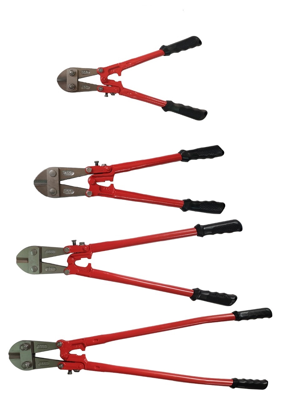 Vago-Tools Bolzenschneider Stahlschere Bolzenschere 4 tlg Set 50 450 600 900 mm