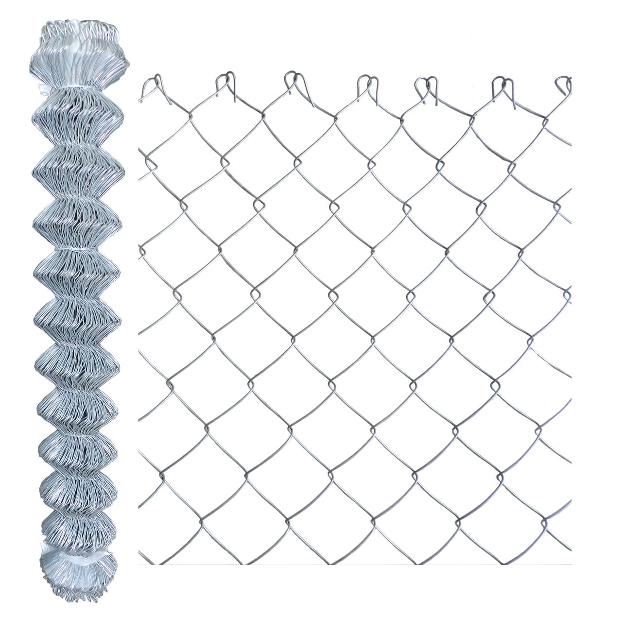 Vago-Tools Maschendrahtzaun Zaun Gitterzaun Maschinengeflecht 1m x 25m Drahtzaun