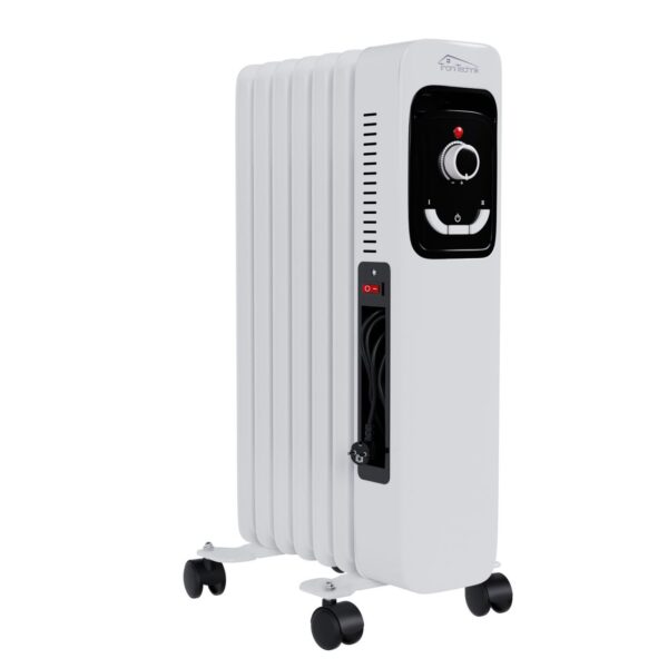 4062048013196-1 Tronitechnik Ölradiator TT – OR 207 Weiß – 7 Rippen, 3 Stufen, Thermostat, Überhitzungsschutz