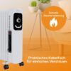4062048013196-6 Tronitechnik Ölradiator TT – OR 207 Weiß – 7 Rippen, 3 Stufen, Thermostat, Überhitzungsschutz