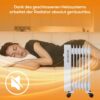4062048013196-9 Tronitechnik Ölradiator TT – OR 207 Weiß – 7 Rippen, 3 Stufen, Thermostat, Überhitzungsschutz