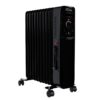 4062048013226-1 Tronitechnik Ölradiator TT – OR 211 Schwarz – 11 Rippen, 3 Heizstufen, Thermostat