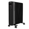 4062048013226-2 Tronitechnik Ölradiator TT – OR 211 Schwarz – 11 Rippen, 3 Heizstufen, Thermostat