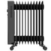4062048013226-3 Tronitechnik Ölradiator TT – OR 211 Schwarz – 11 Rippen, 3 Heizstufen, Thermostat