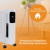 Tronitechnik Ölradiator TT – OR 307 Weiß – WiFi, LCD, 7 Rippen