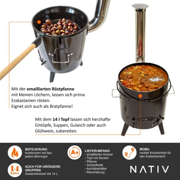 4062961006688-5 Lemodo Gulaschkanone für Eintöpfe und Glühwein