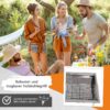 Lemodo Klappbarer Holzkohlegrill, Campinggrill Edelstahl, Reisegrill für BBQ