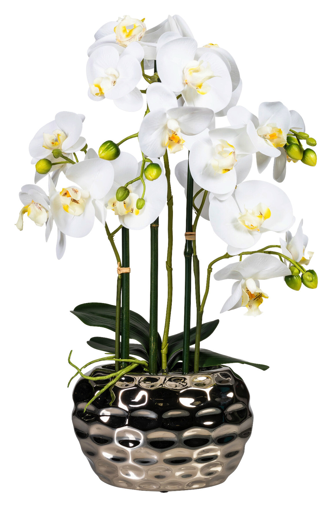 Kunstpflanze Orchidee weiß Kunststoff H: ca. 55 cm