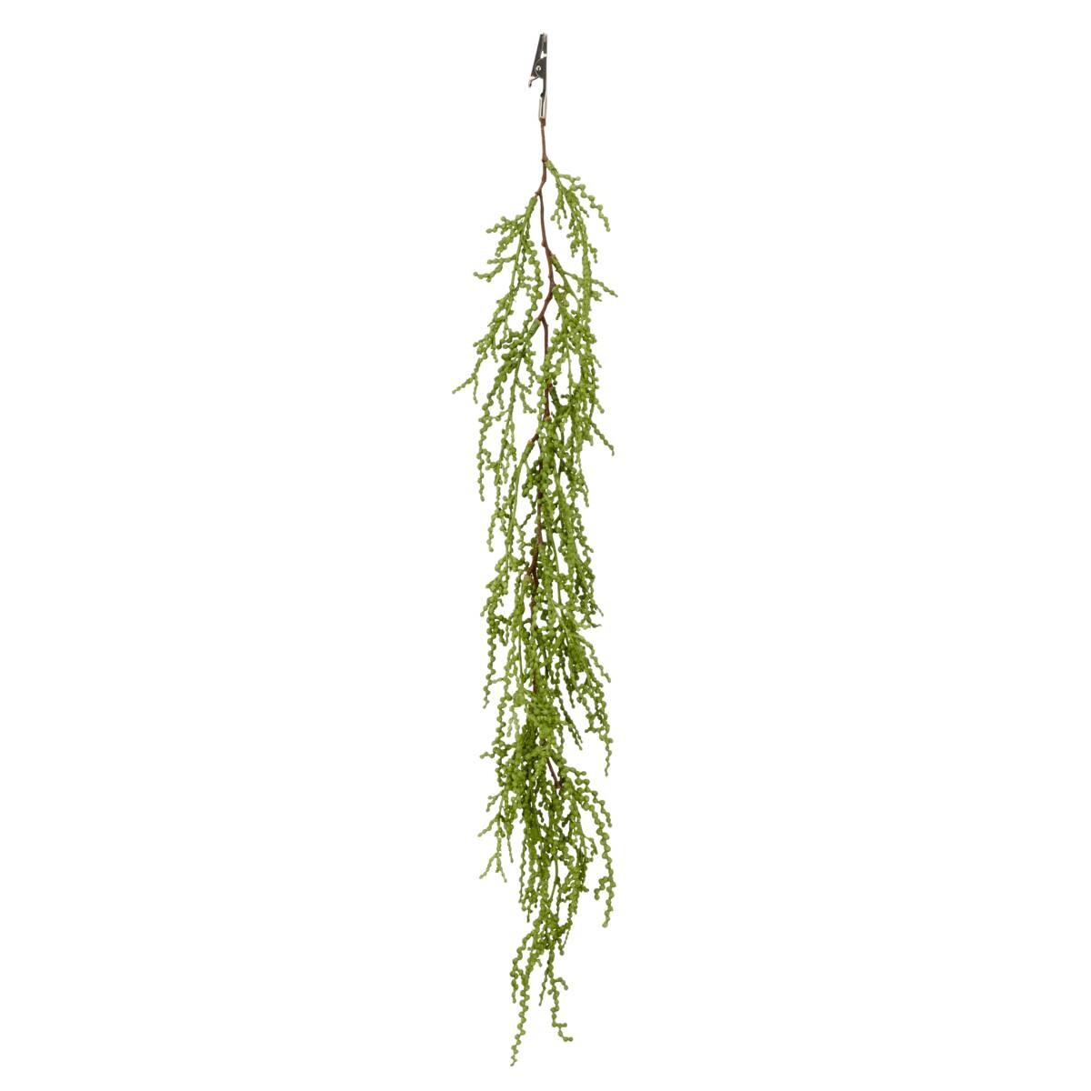 Kunstpflanze Sukkulente hängend grün Kunststoff L: ca. 63 cm