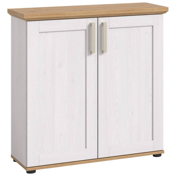 xonox.home Highboard VERONA Lärche Nachbildung Eiche Nachbildung B/H/T: ca. 84x88x37 cm