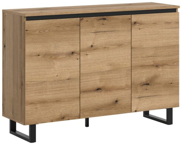 Sideboard Tomasa Evoke Oak Nachbildung schwarz B/H/T: ca. 120x84x36 cm Sideboard Tomasa Evoke Oak Nachbildung schwarz B/H/T: ca. 120x84x36 cm