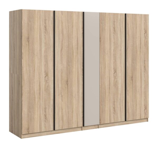 Kleiderschrank OAKLAND Eiche Sonoma Nachbildung Cashmere B/H/T: ca. 230x183x53 cm Kleiderschrank OAKLAND Eiche Sonoma Nachbildung Cashmere B/H/T: ca. 230x183x53 cm