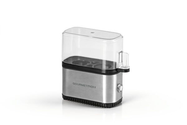4067522022169-1 gourmetmaxx Eierkocher Kompakt 2.0 250W schwarz/silber