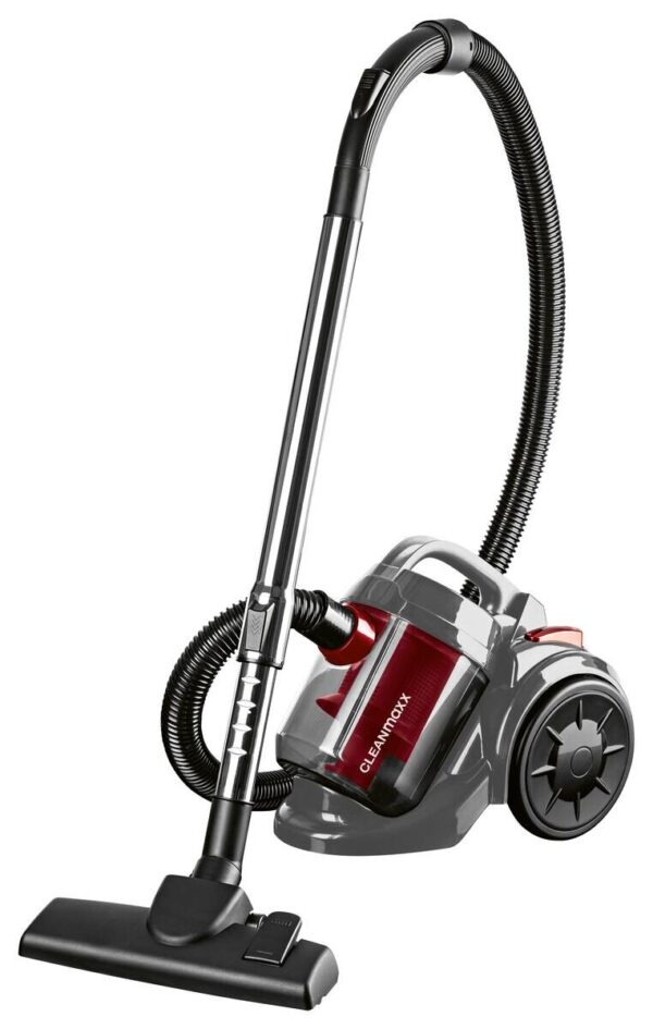 CLEANmaxx Staubsauger schwarz rot B/H/L: ca. 28x32x40 cm