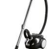 CLEANmaxx Beutelstaubsauger schwarz grau B/H/L: ca. 28x28,5x40 cm
