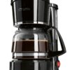 Barista Kaffeeautomat schwarz Kunststoff Glas B/H/L: ca. 20x23,5x15,5 cm