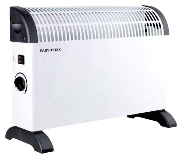 EasyMaxx Konvektor 19420 schwarz weiß Metall Kunststoff B/H/L: ca. 20x53,5x38,5 cm ca. 2000 W