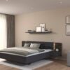 Bettanlage Marbella grau B/H/T: ca. 266x83x208 cm Liegefläche B/L: ca. 180x200 cm