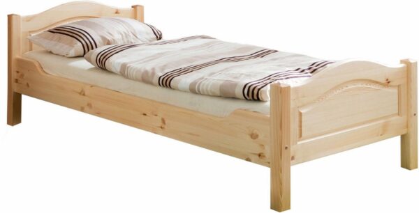 Ticaa Massivholzbett Rita, Doppelbett, aus Kiefer Massivholz, inkl. Rollrost Ticaa Massivholzbett Rita, Doppelbett, aus Kiefer Massivholz, inkl. Rollrost